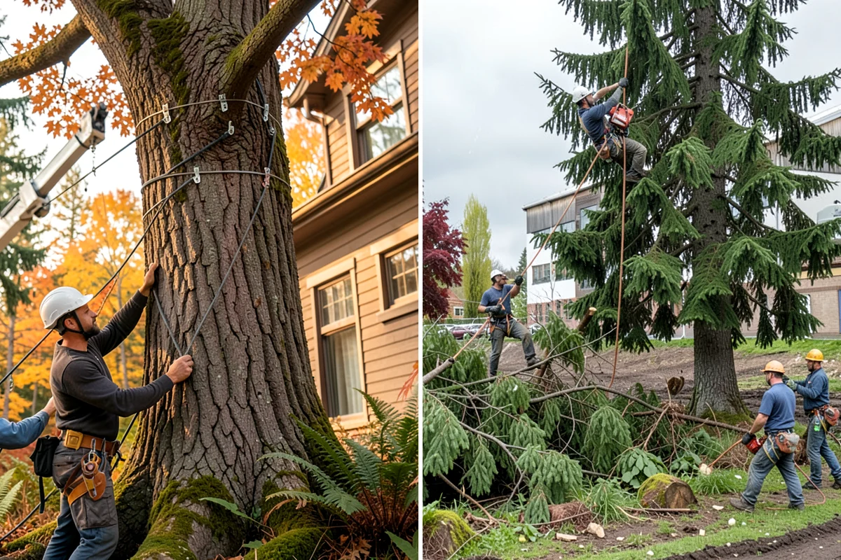 Static cabling installation in Maple Valley, King County, WA - Assess structural defects and load paths