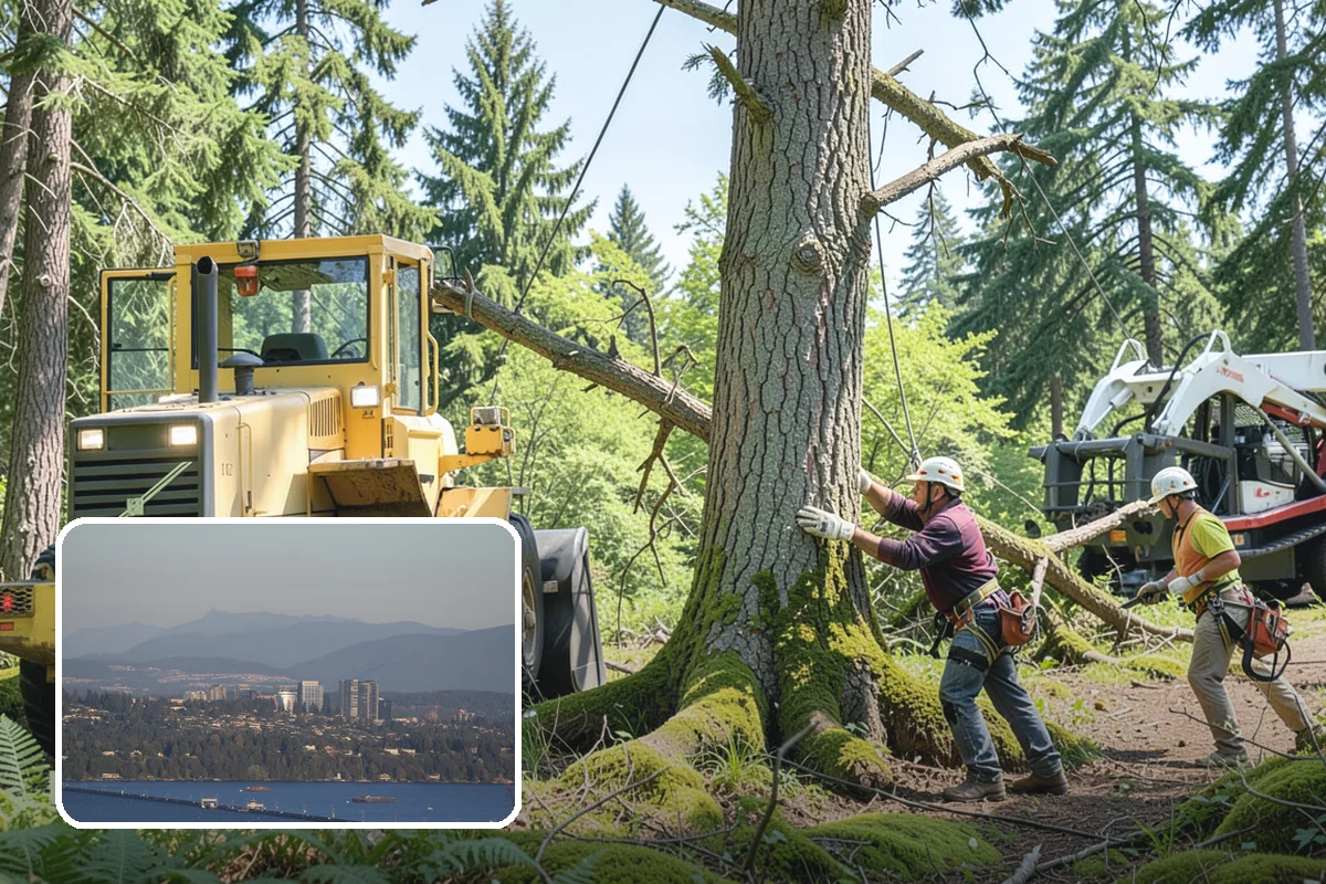 Static cabling installation in Medina, King County, WA - Reduces the risk of limb or stem failure