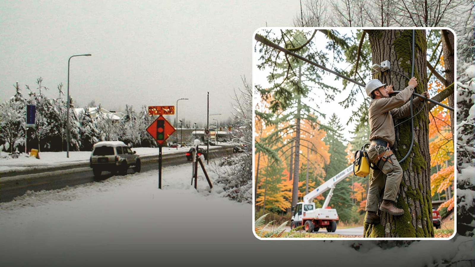 Static cabling installation in Newcastle, King County, WA - The installation of rigid cable systems that limit movement.