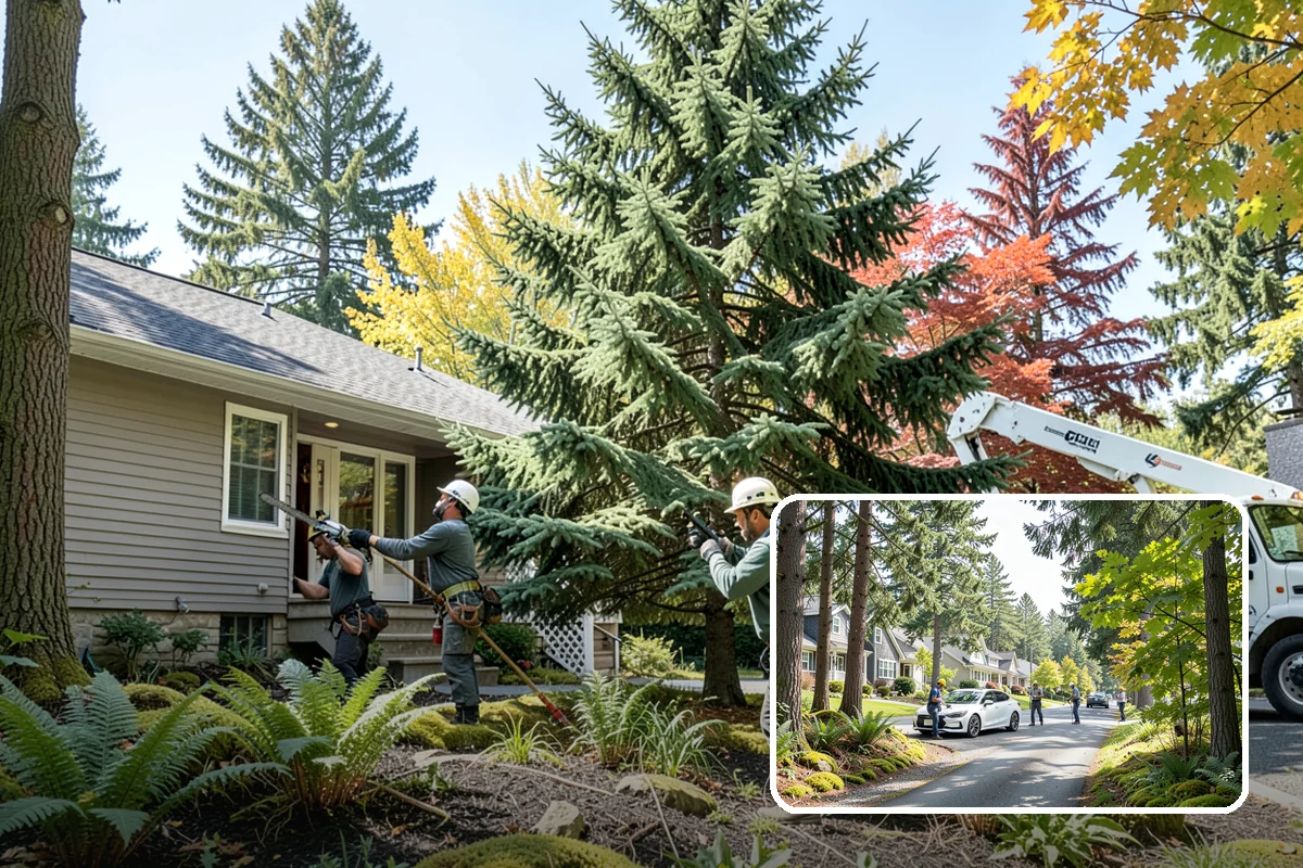 Static cabling installation in Normandy Park, King County, WA - Reduces the risk of limb or stem failure