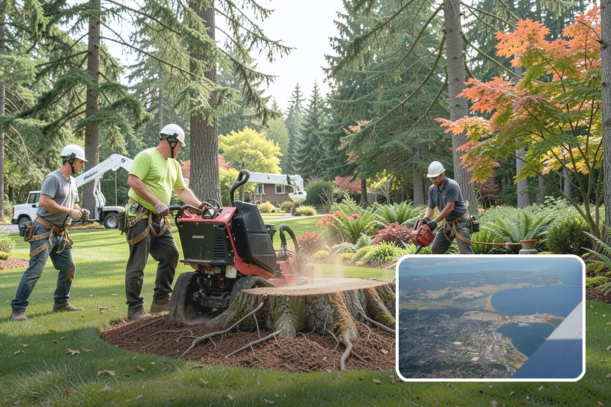 Static cabling installation in Oak Harbor, Island County, WA - Reduces the risk of limb or stem failure
