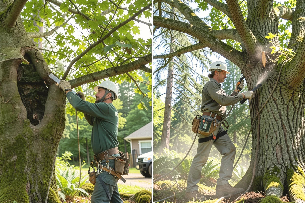 Static cabling installation in Oak Harbor, Island County, WA - Assess structural defects and load paths