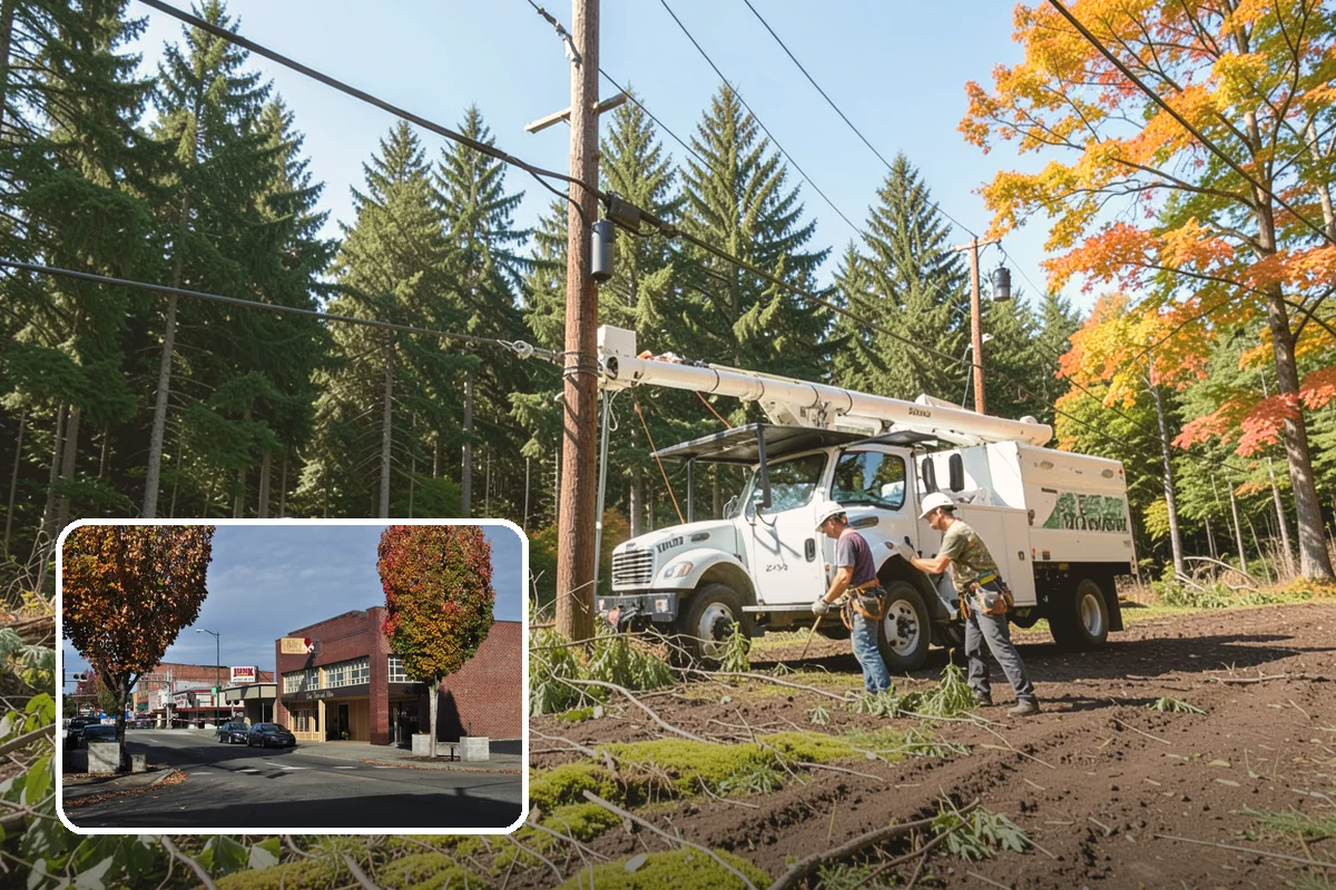 Static cabling installation in Puyallup, Pierce County, WA - Reduces the risk of limb or stem failure