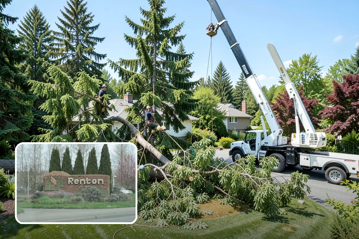 Static cabling installation in Renton, King County, WA - Reduces the risk of limb or stem failure