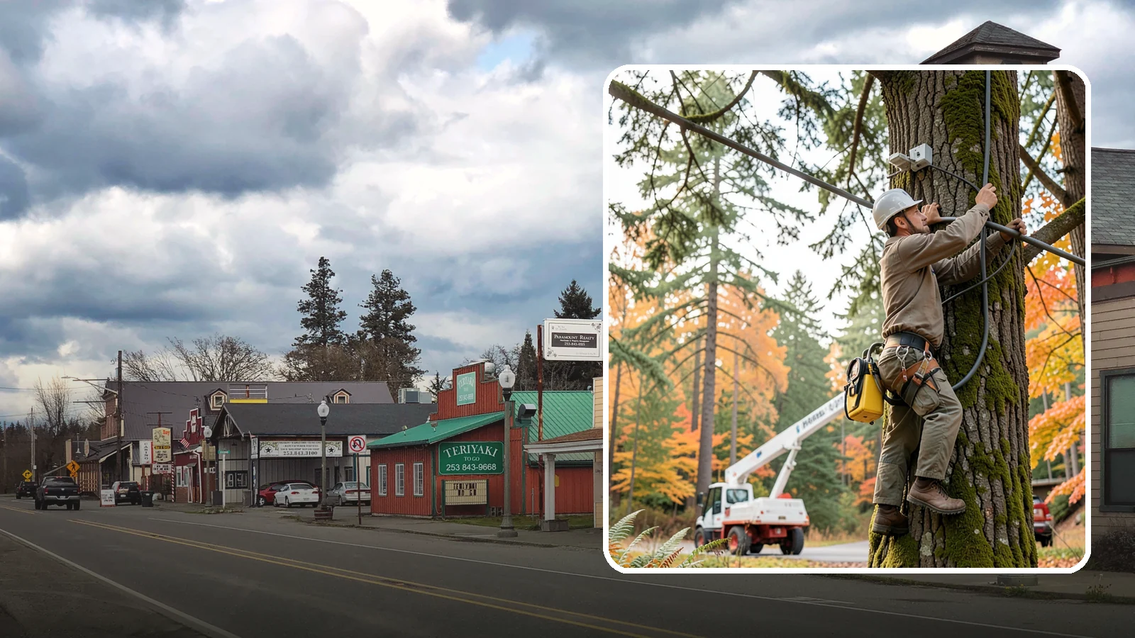 Static cabling installation in Roy, Pierce County, WA - The installation of rigid cable systems that limit movement.