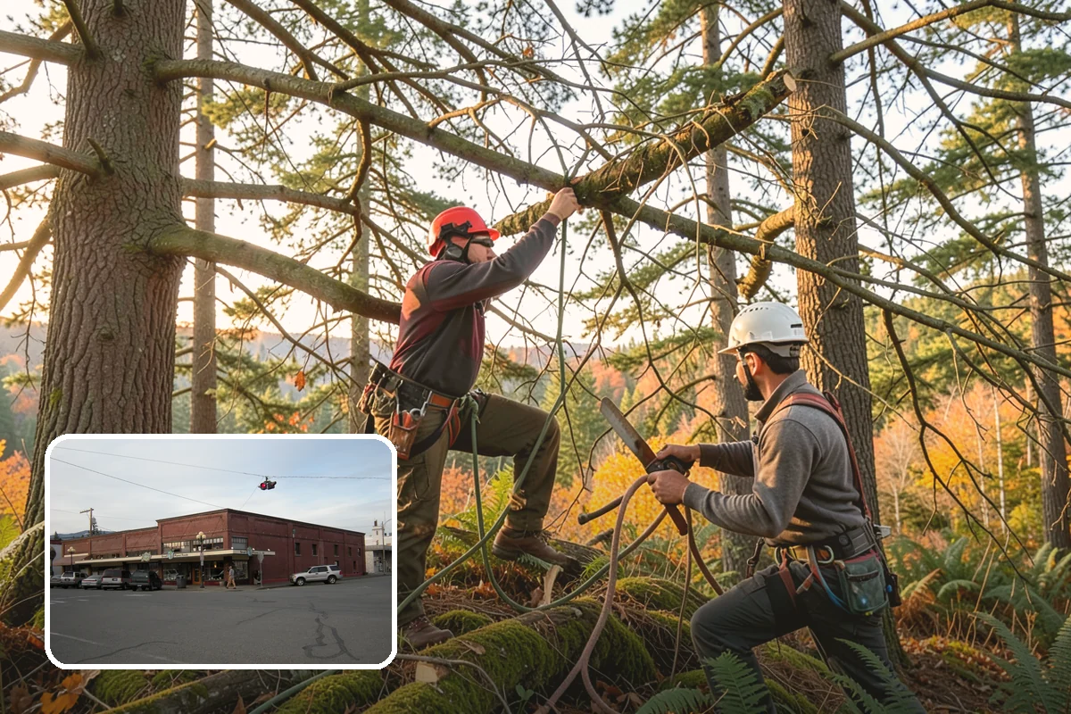 Static cabling installation in Sedro-Woolley, Skagit County, WA - Reduces the risk of limb or stem failure