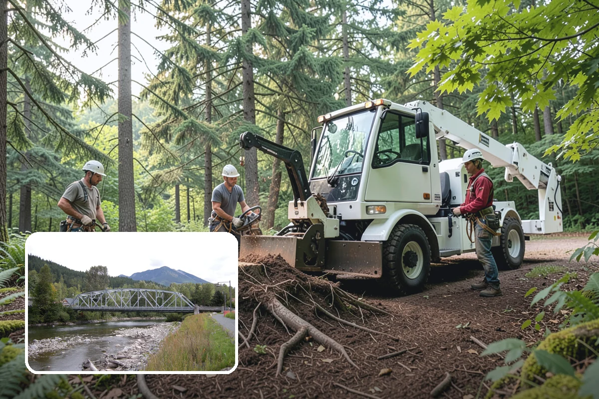Static cabling installation in Skykomish, King County, WA - Reduces the risk of limb or stem failure
