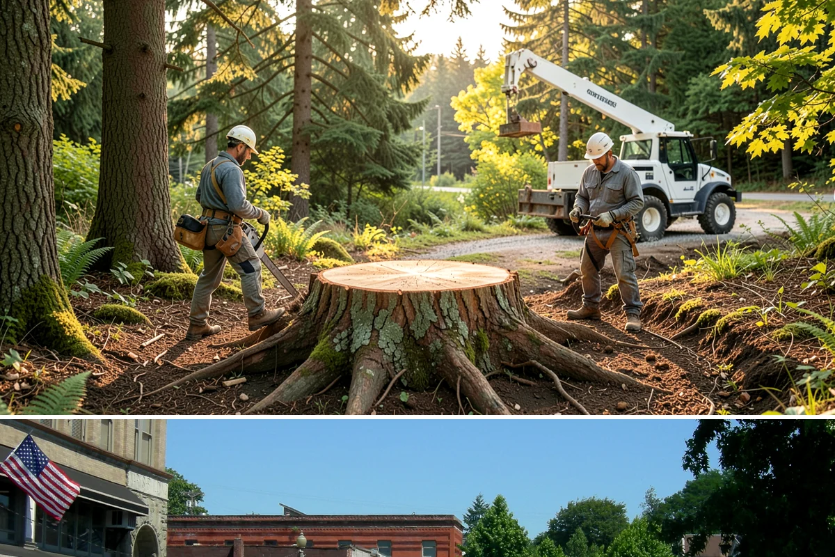 Static cabling installation in Snohomish, Snohomish County, WA - Work can generally be performed year-round in Puget Sound weather provided branches are not frozen or ice-laden that could damage...