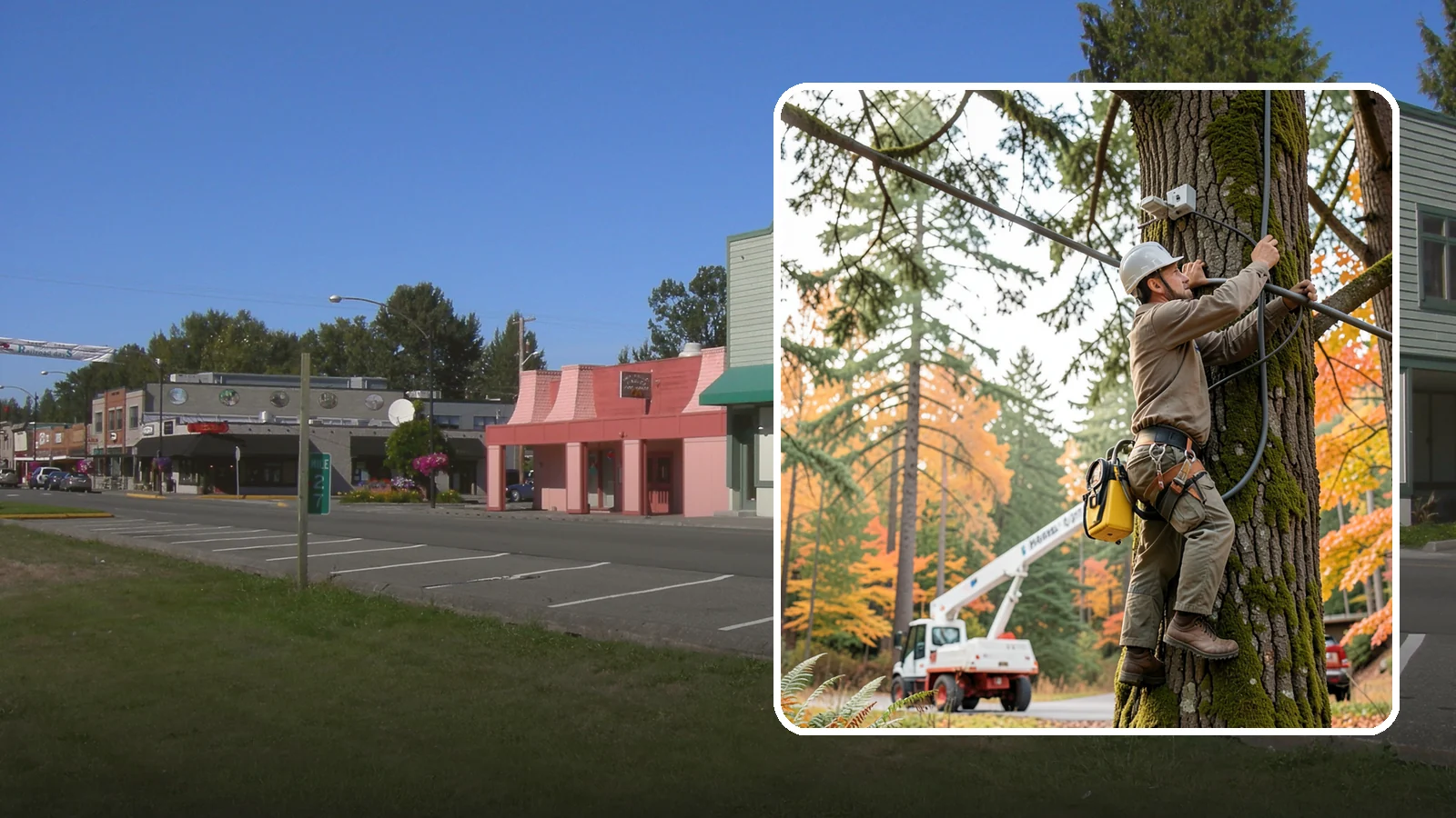 Static cabling installation in Snoqualmie, King County, WA - The installation of rigid cable systems that limit movement.