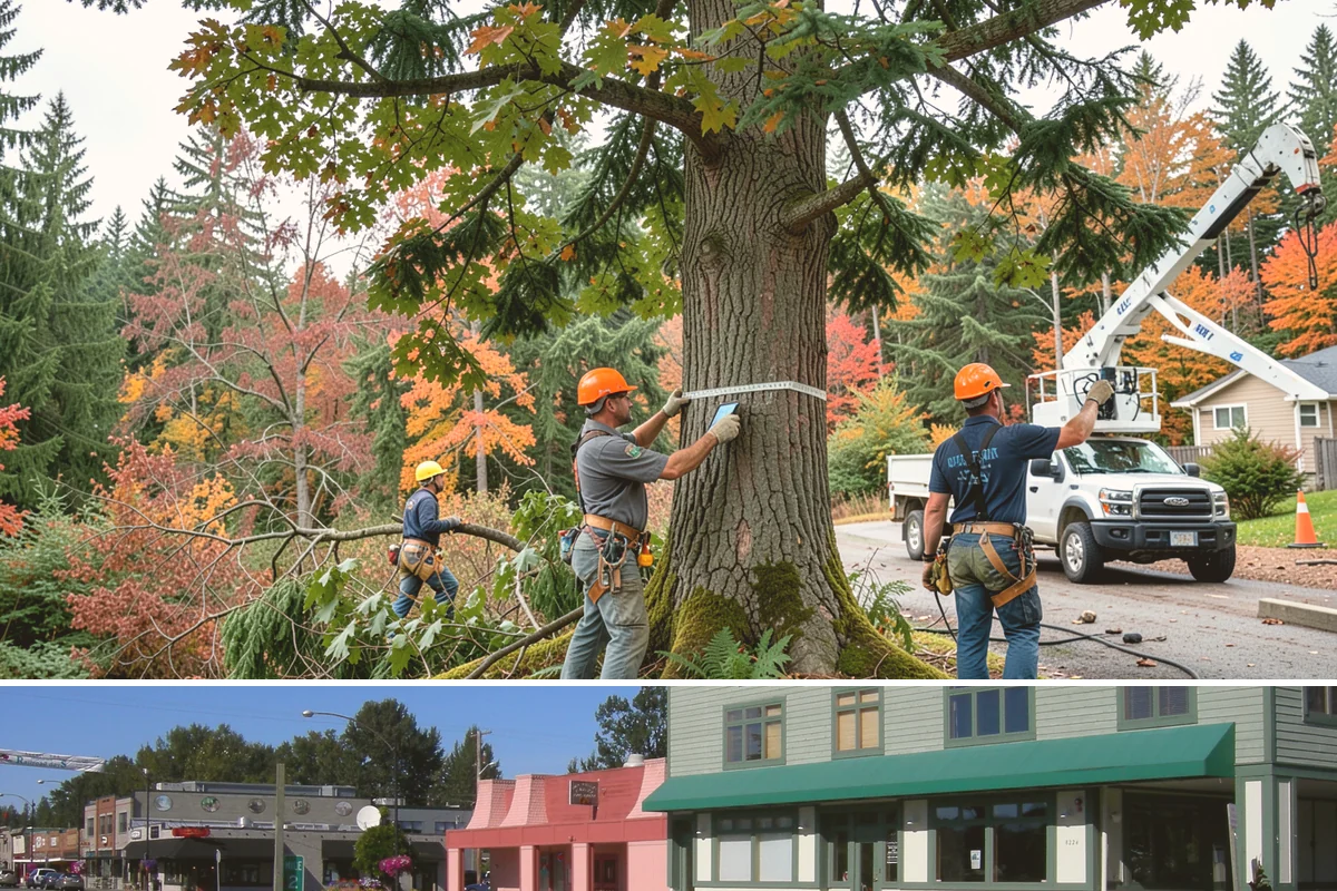 Static cabling installation in Snoqualmie, King County, WA - Work can generally be performed year-round in Puget Sound weather provided branches are not frozen or ice-laden that could damage...
