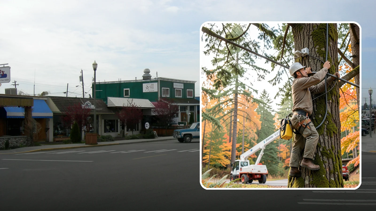 Static cabling installation in Stanwood, Snohomish County, WA - The installation of rigid cable systems that limit movement.