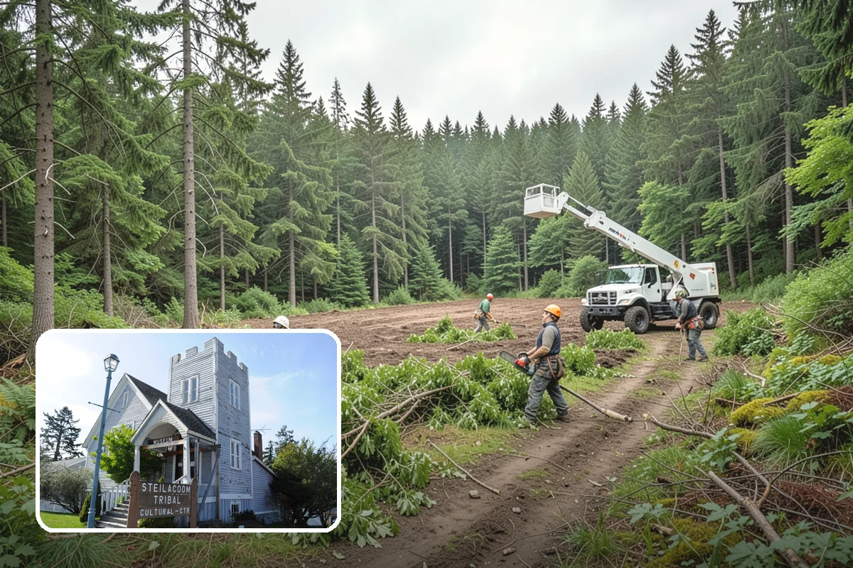 Static cabling installation in Steilacoom, Pierce County, WA - Reduces the risk of limb or stem failure