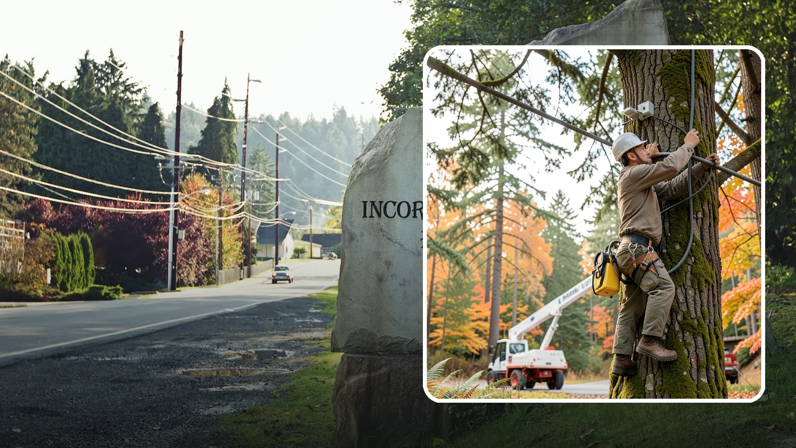 Static cabling installation in Wilkeson, Pierce County, WA - The installation of rigid cable systems that limit movement.