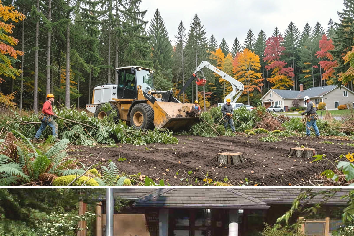 Static cabling installation in Yarrow Point, King County, WA - Work can generally be performed year-round in Puget Sound weather provided branches are not frozen or ice-laden that could damage...