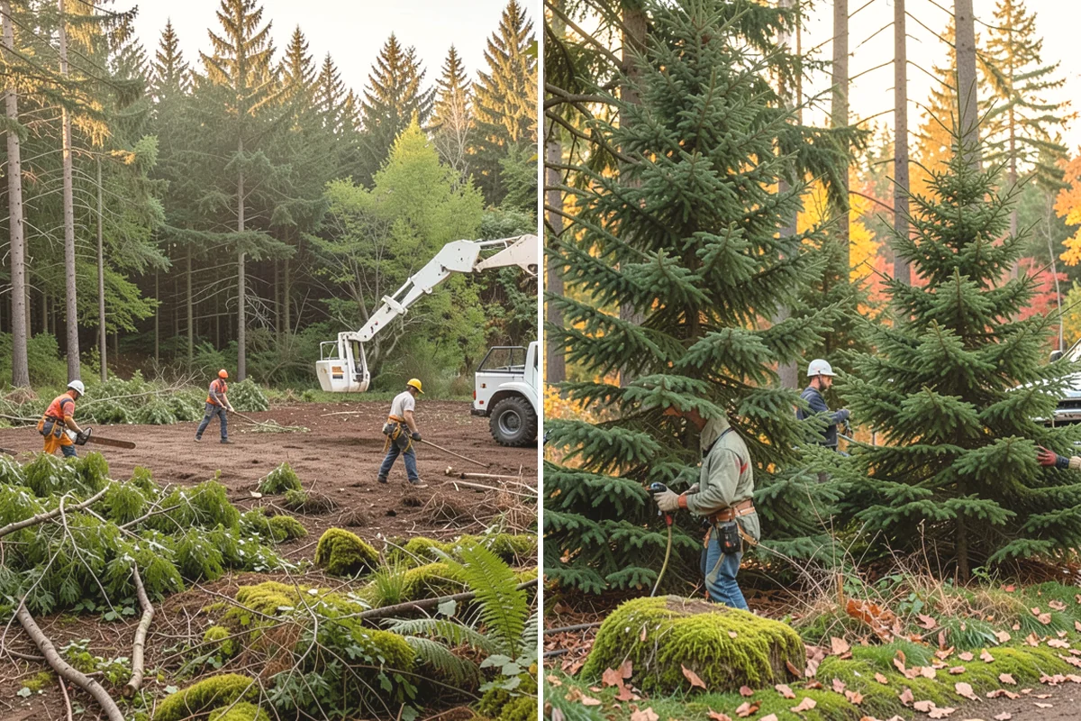 Storm-damaged tree removal in Anacortes, Skagit County, WA - On-site assessment and hazard evaluation