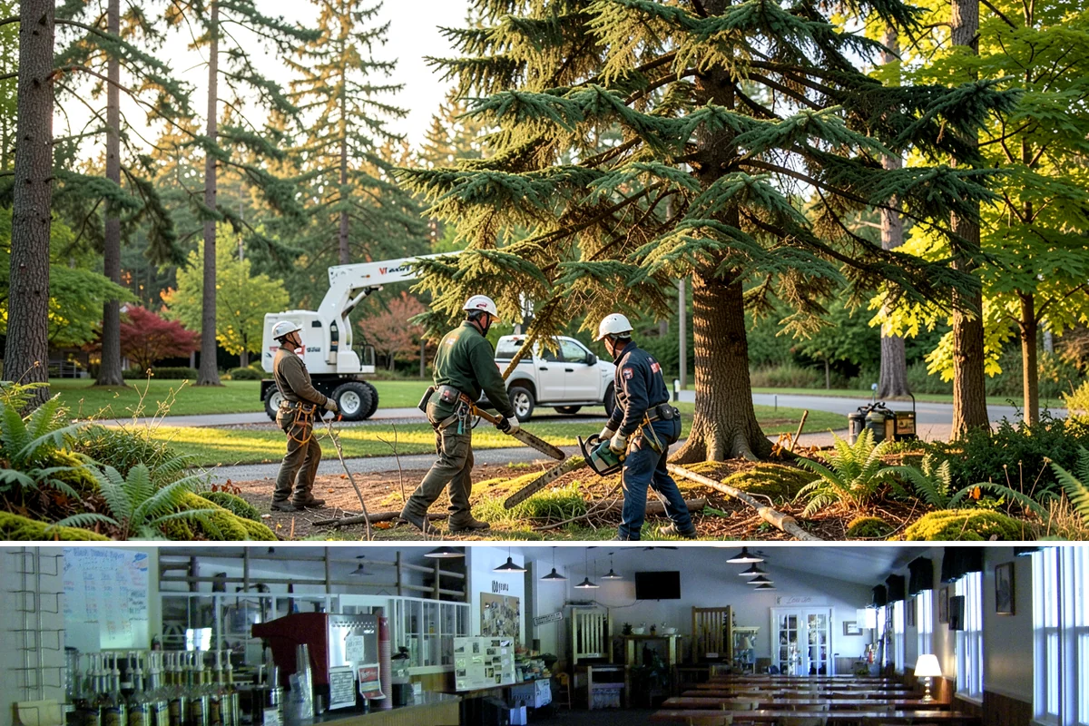 Storm-damaged tree removal in Black Diamond, King County, WA - This service is performed after severe weather events such as high winds, snow, ice, or lightning occur throughout the year in...