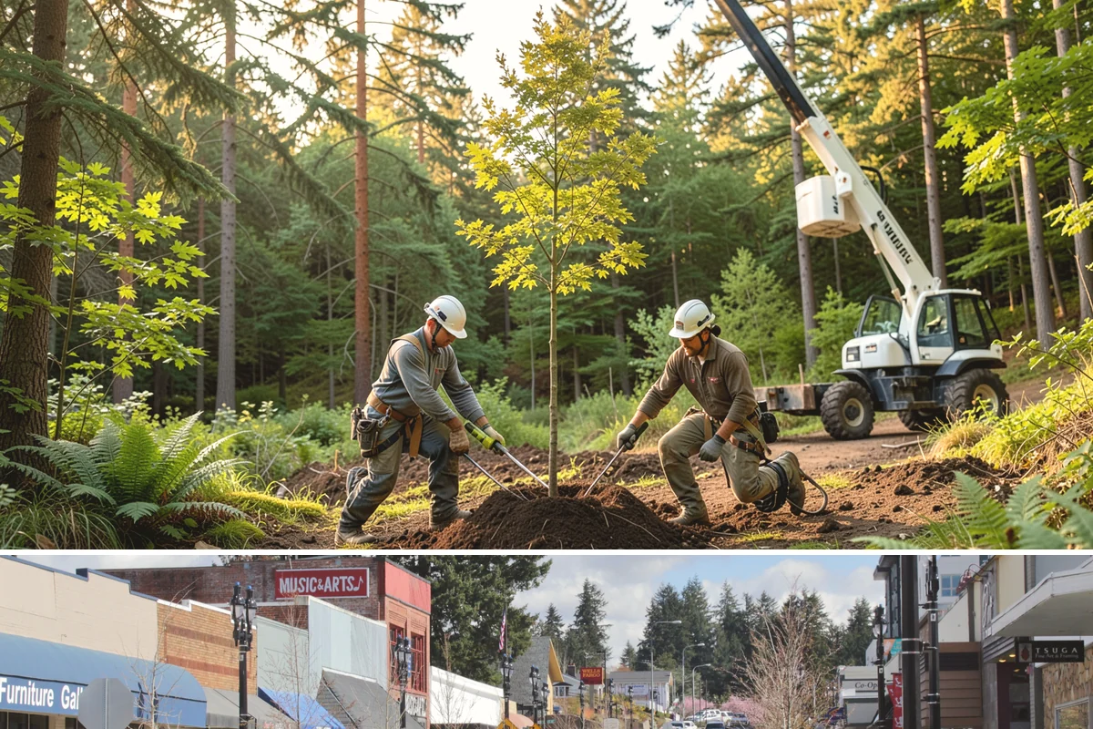 Storm-damaged tree removal in Bothell, King County, WA - This service is performed after severe weather events such as high winds, snow, ice, or lightning occur throughout the year in...
