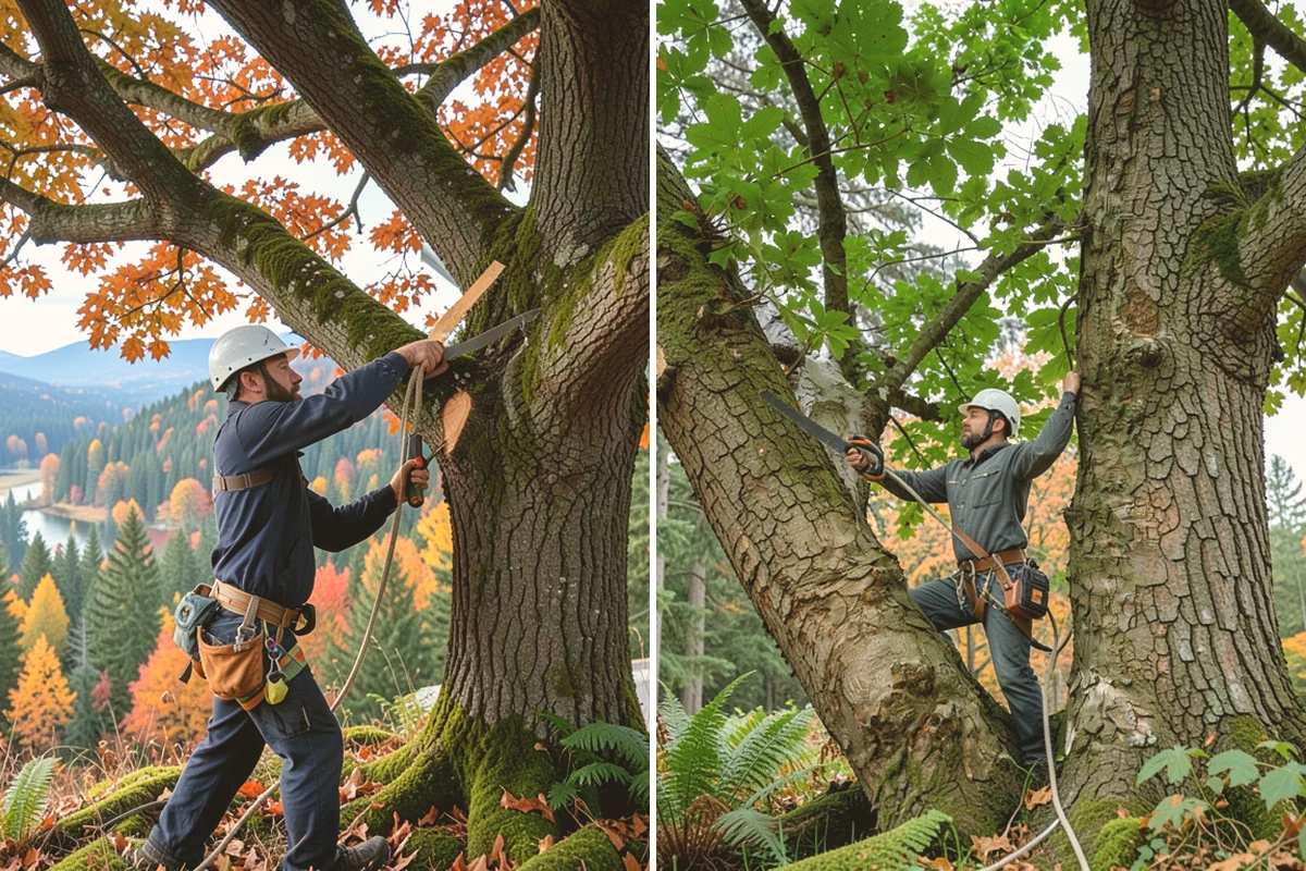 Storm-damaged tree removal in Brier, Snohomish County, WA - On-site assessment and hazard evaluation