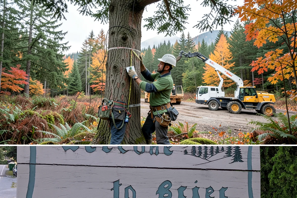 Storm-damaged tree removal in Brier, Snohomish County, WA - This service is performed after severe weather events such as high winds, snow, ice, or lightning occur throughout the year in...