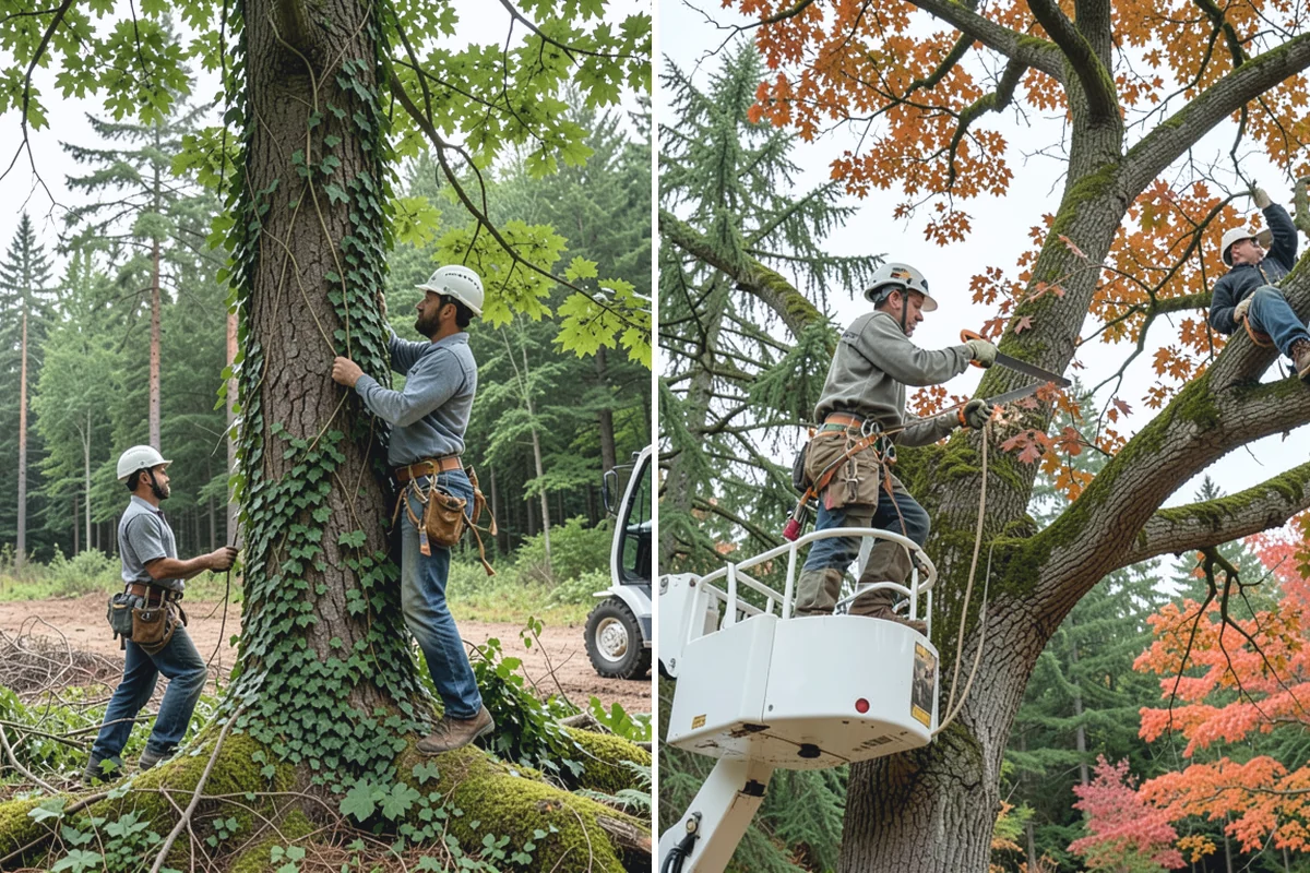 Storm-damaged tree removal in Buckley, Pierce County, WA - On-site assessment and hazard evaluation