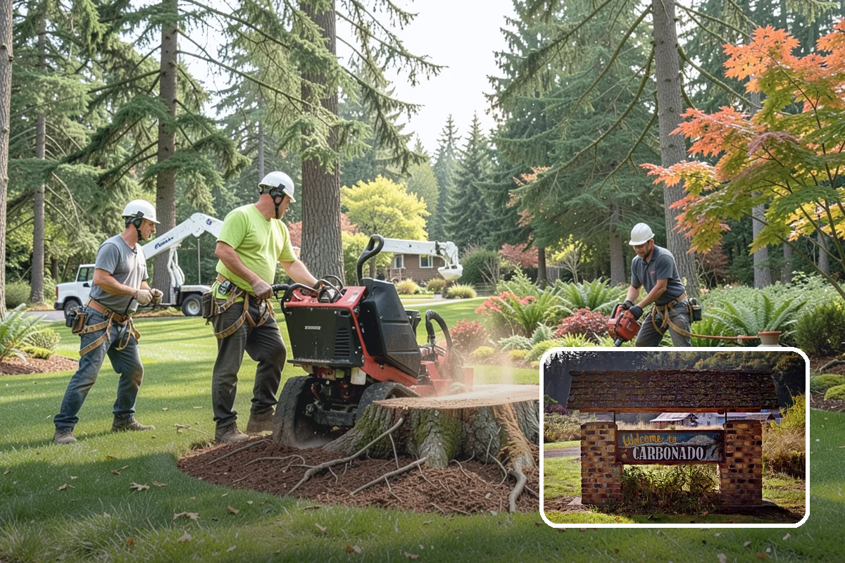 Storm-damaged tree removal in Carbonado, Pierce County, WA - Removes safety hazards and reduces liability