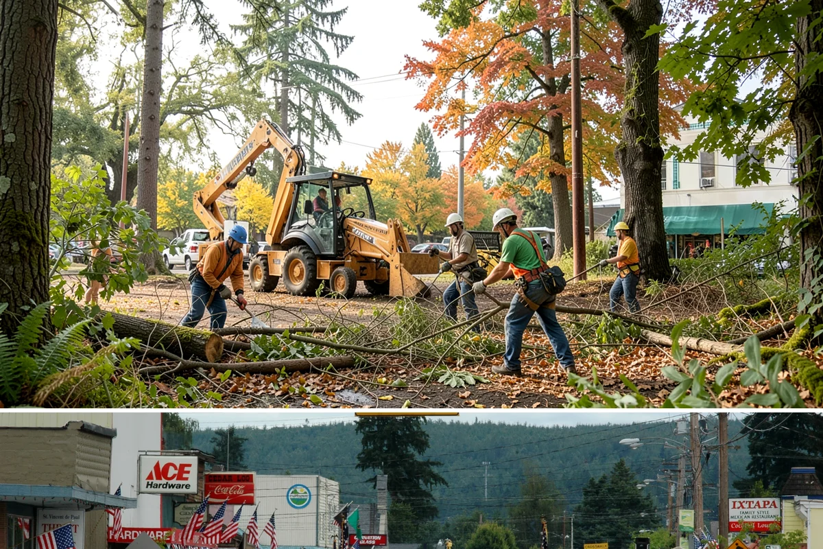 Storm-damaged tree removal in Carnation, King County, WA - This service is performed after severe weather events such as high winds, snow, ice, or lightning occur throughout the year in...