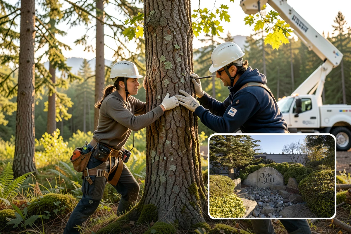 Storm-damaged tree removal in Clyde Hill, King County, WA - Removes safety hazards and reduces liability
