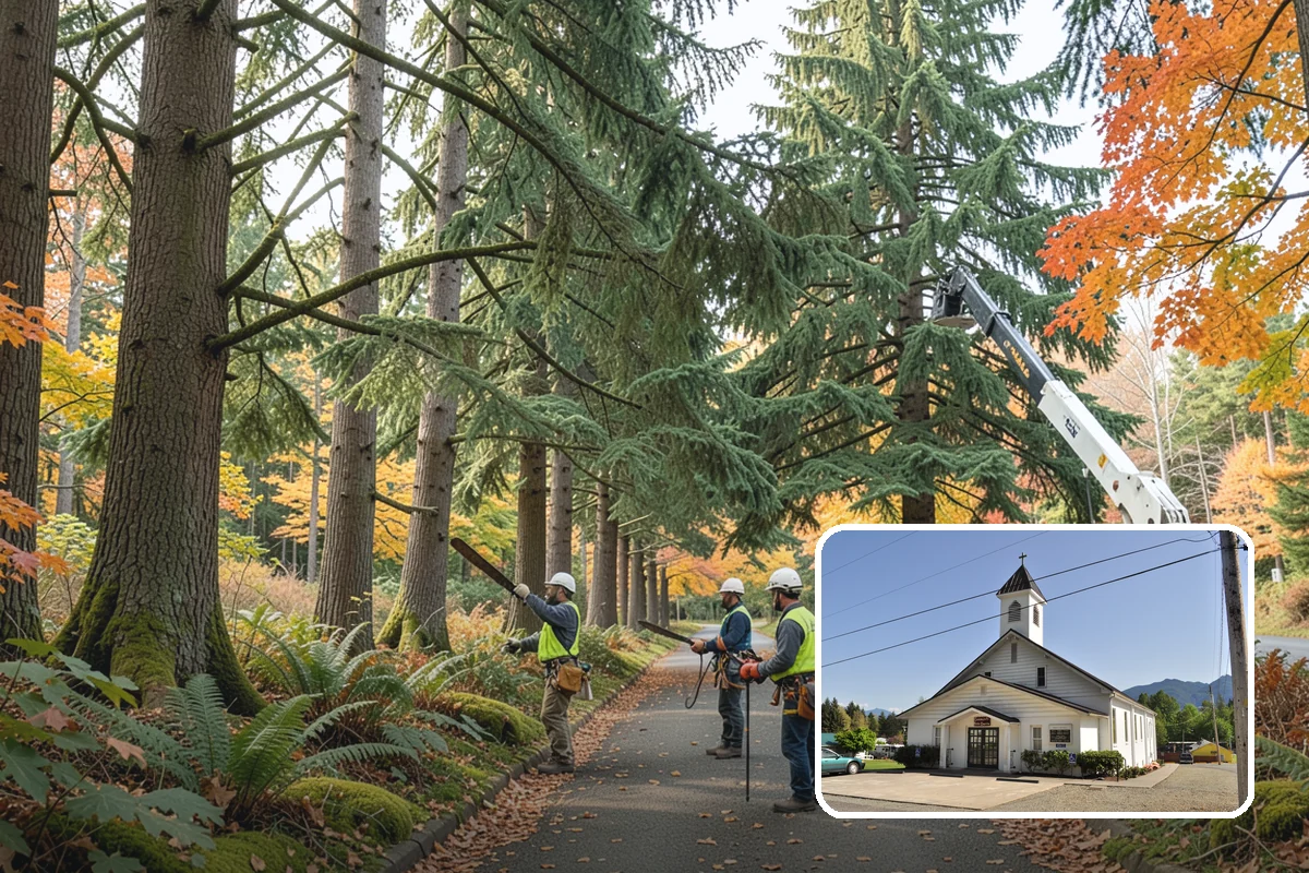 Storm-damaged tree removal in Concrete, Skagit County, WA - Removes safety hazards and reduces liability