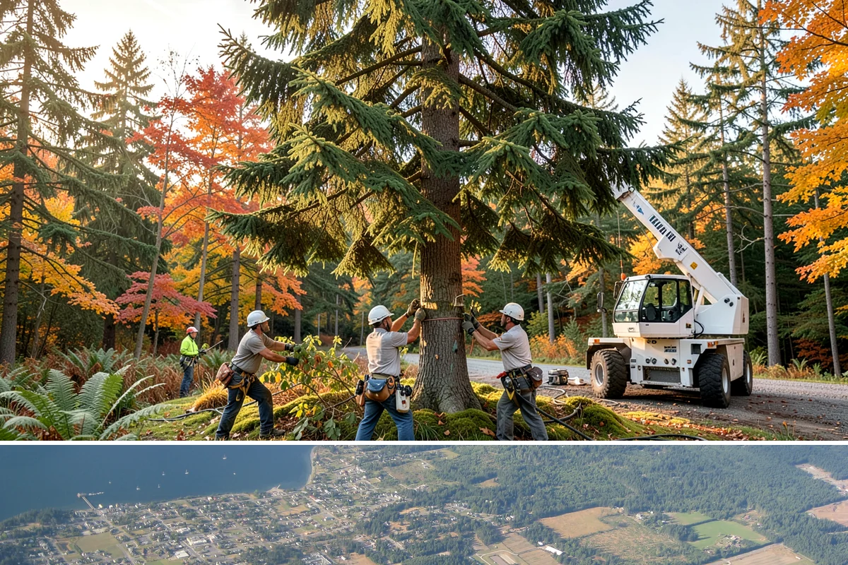 Storm-damaged tree removal in Coupeville, Island County, WA - This service is performed after severe weather events such as high winds, snow, ice, or lightning occur throughout the year in...