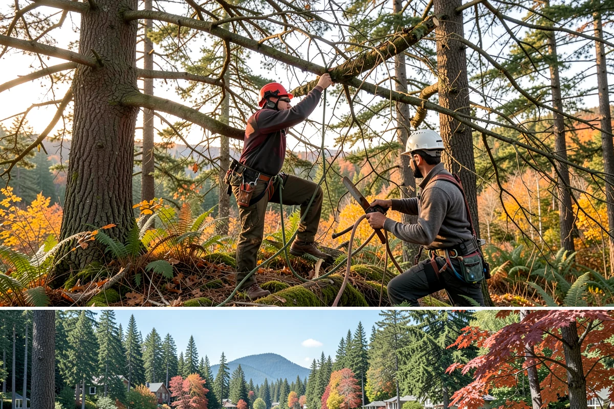 Storm-damaged tree removal in Covington, King County, WA - This service is performed after severe weather events such as high winds, snow, ice, or lightning occur throughout the year in...