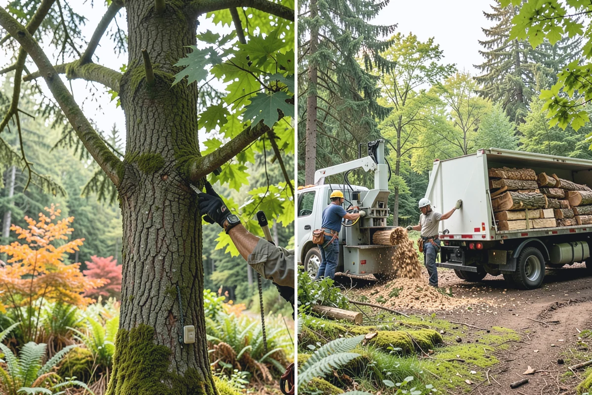 Storm-damaged tree removal in Darrington, Snohomish County, WA - On-site assessment and hazard evaluation