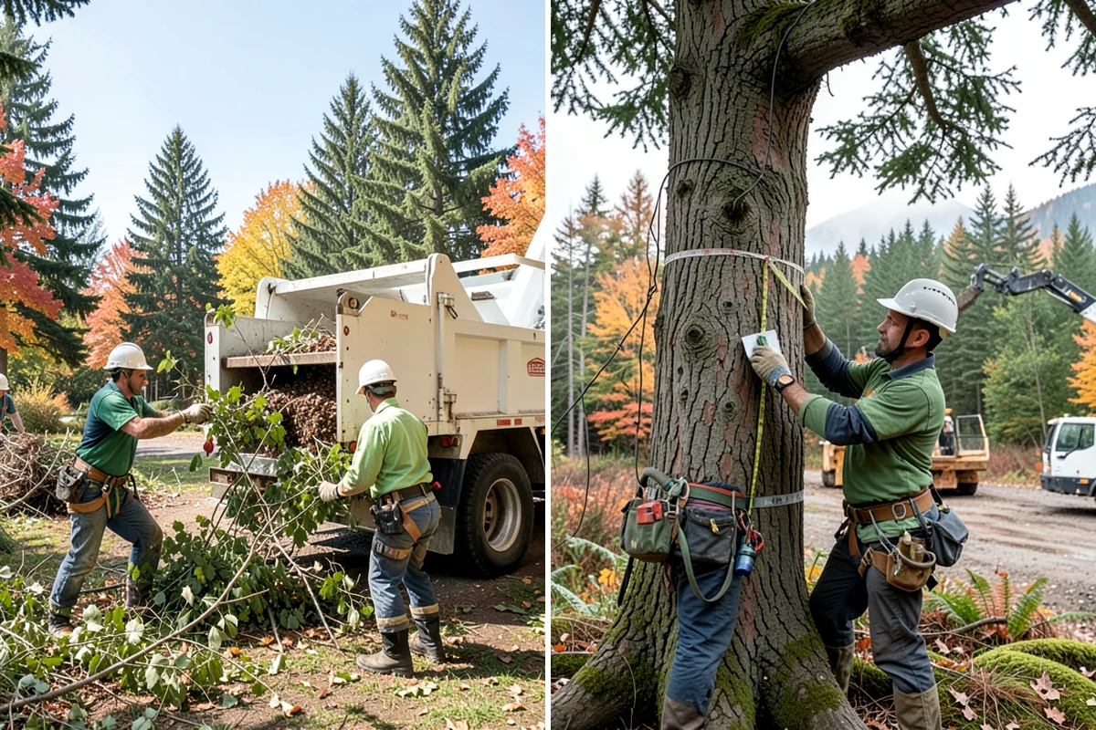 Storm-damaged tree removal in DuPont, Pierce County, WA - On-site assessment and hazard evaluation