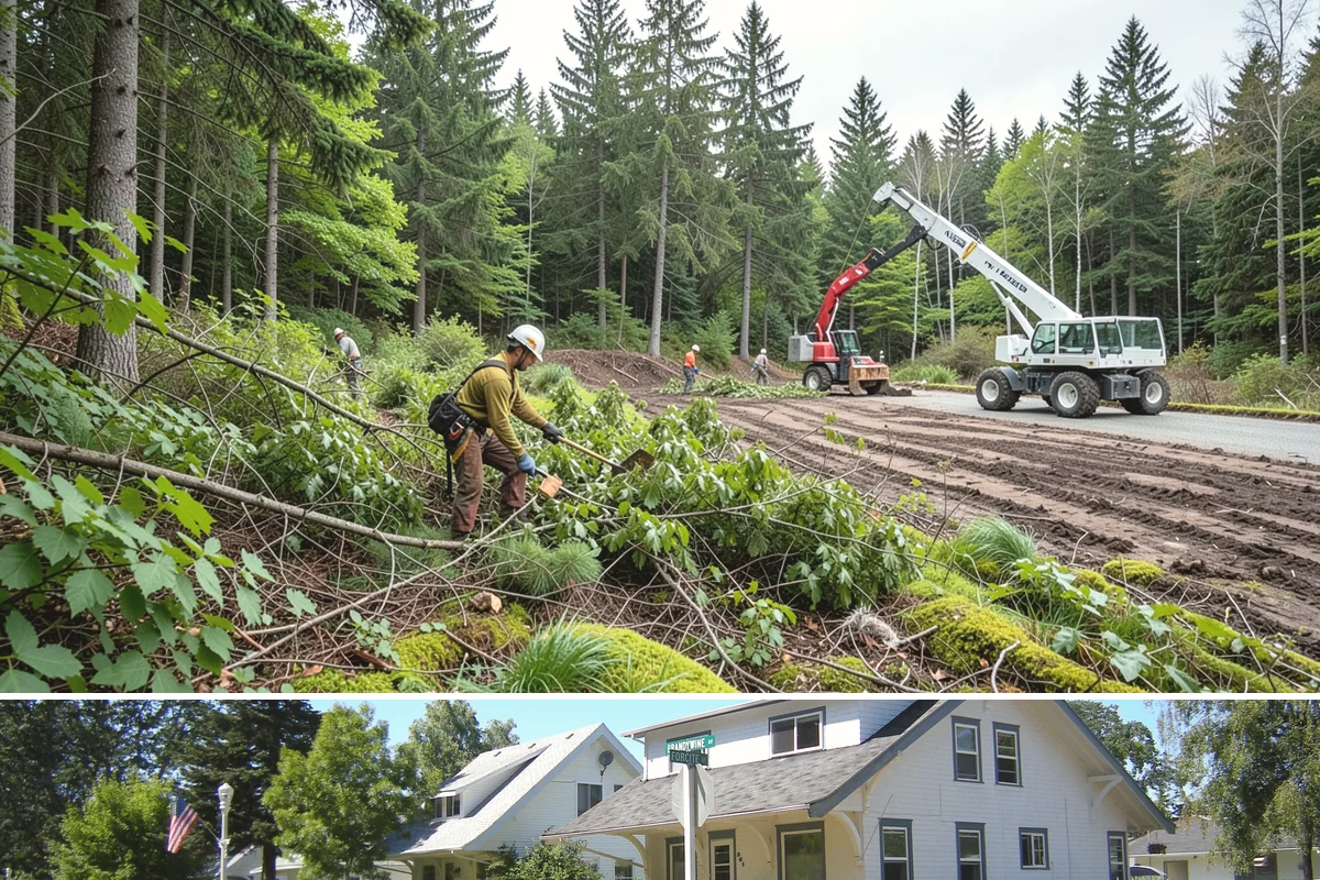 Storm-damaged tree removal in DuPont, Pierce County, WA - This service is performed after severe weather events such as high winds, snow, ice, or lightning occur throughout the year in...
