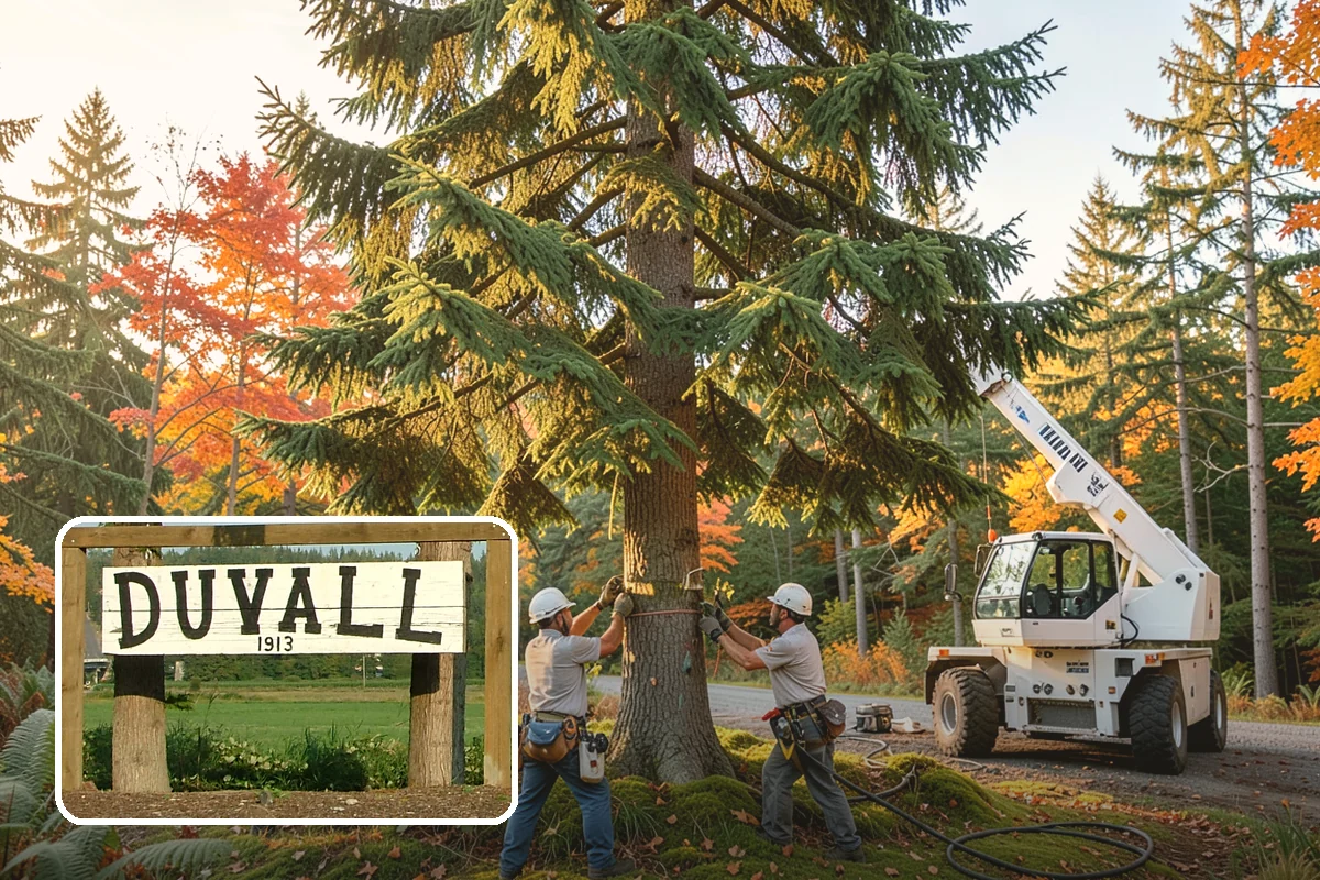 Storm-damaged tree removal in Duvall, King County, WA - Removes safety hazards and reduces liability