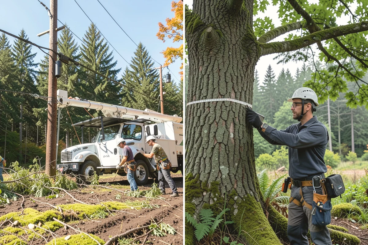 Storm-damaged tree removal in Duvall, King County, WA - On-site assessment and hazard evaluation