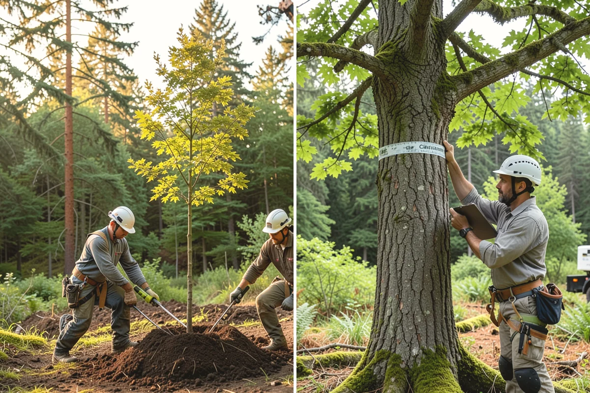 Storm-damaged tree removal in Edgewood, Pierce County, WA - On-site assessment and hazard evaluation