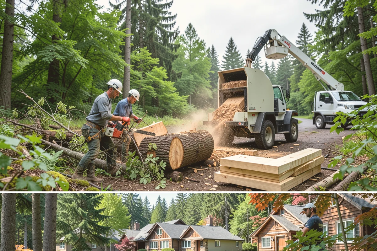 Storm-damaged tree removal in Edgewood, Pierce County, WA - This service is performed after severe weather events such as high winds, snow, ice, or lightning occur throughout the year in...