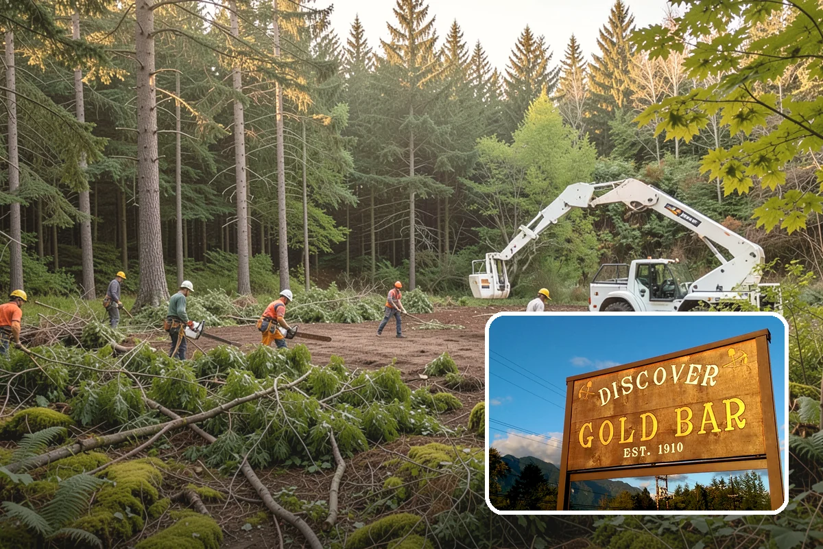 Storm-damaged tree removal in Gold Bar, Snohomish County, WA - Removes safety hazards and reduces liability