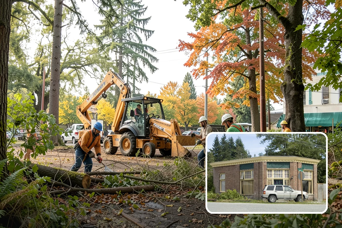 Storm-damaged tree removal in Hamilton, Skagit County, WA - Removes safety hazards and reduces liability
