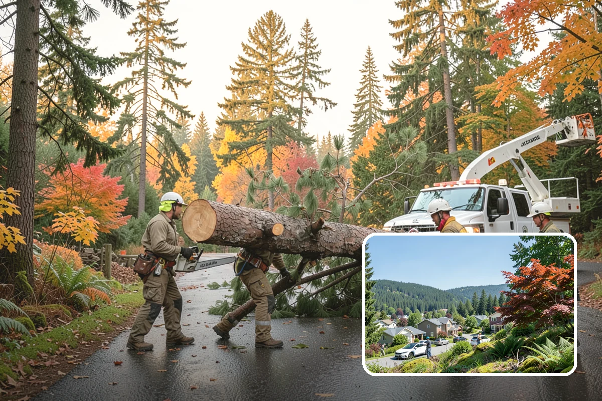 Storm-damaged tree removal in Index, Snohomish County, WA - Removes safety hazards and reduces liability