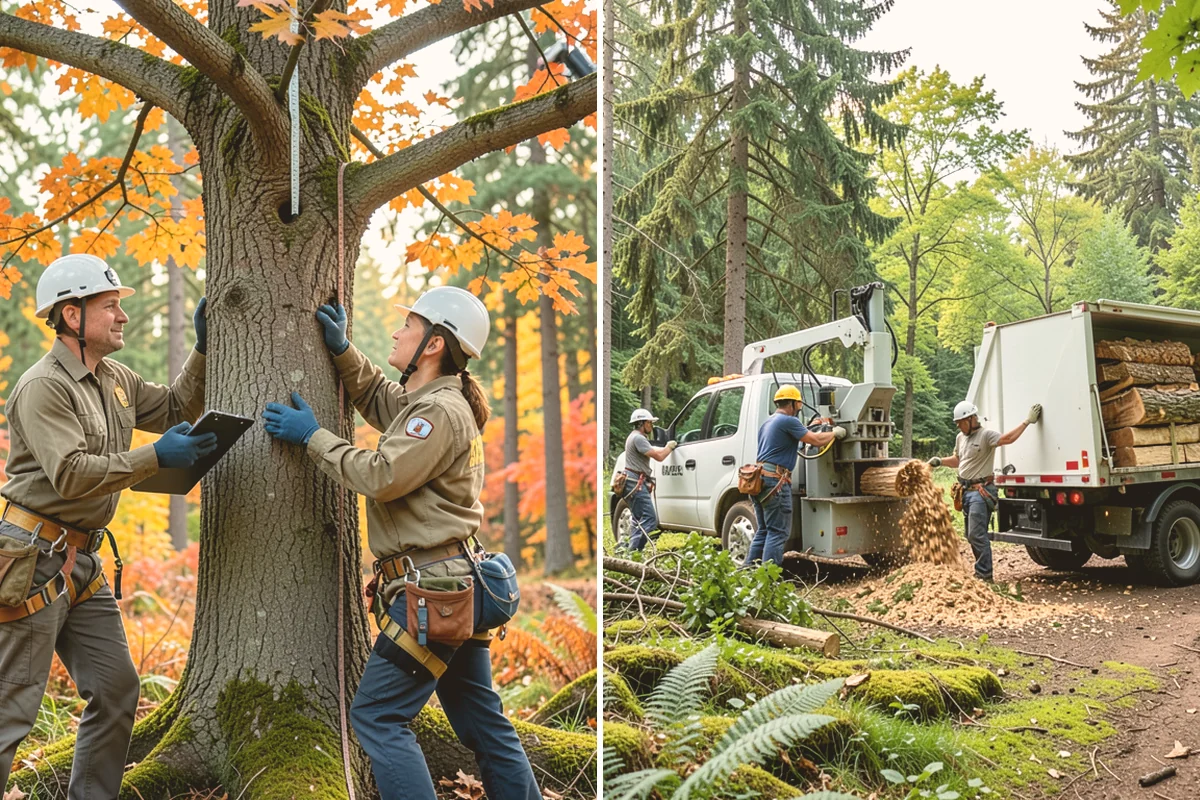 Storm-damaged tree removal in Index, Snohomish County, WA - On-site assessment and hazard evaluation