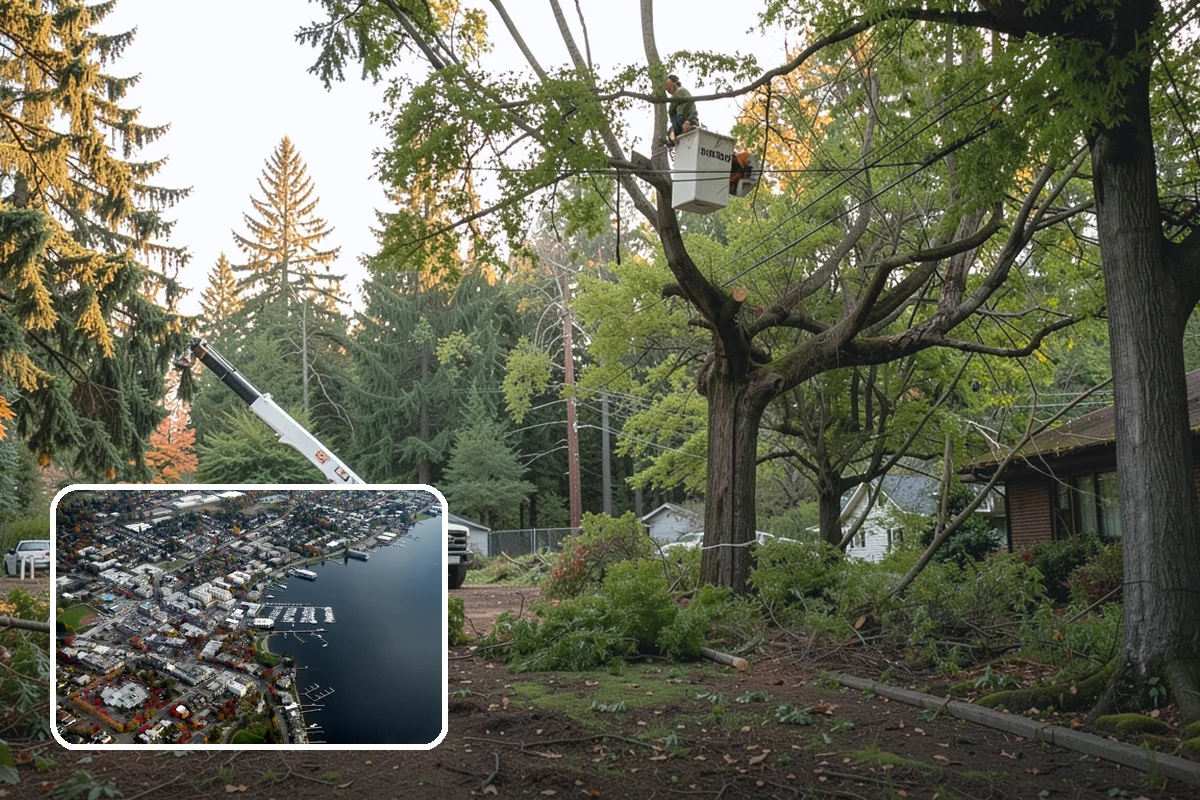 Storm-damaged tree removal in Kirkland, King County, WA - Removes safety hazards and reduces liability