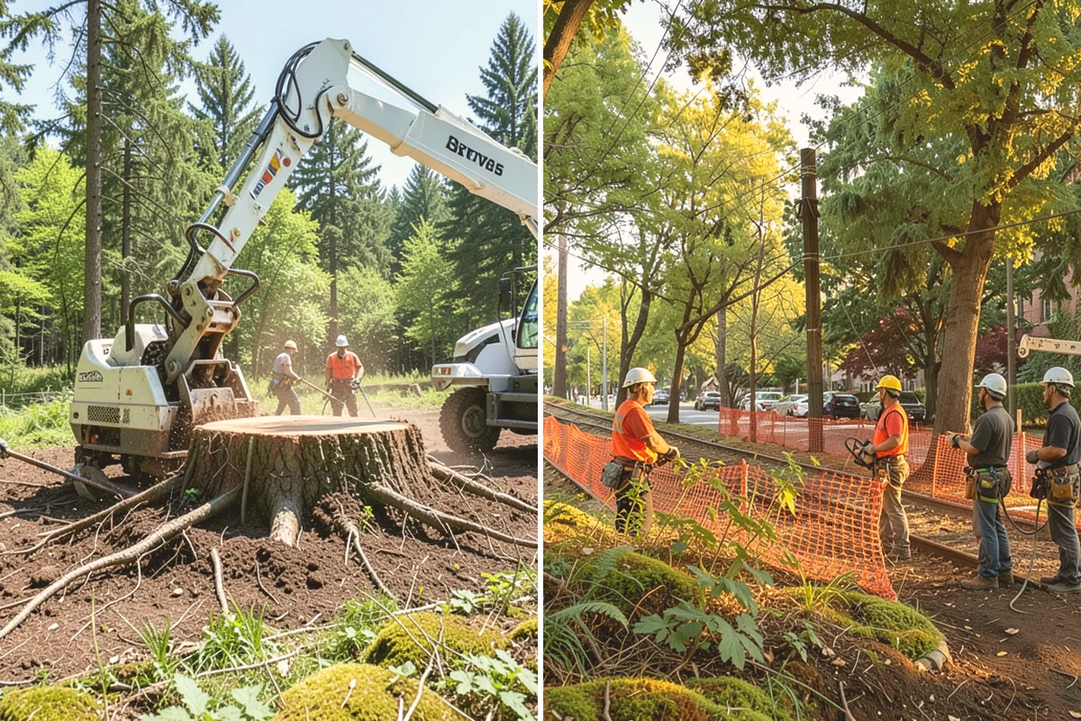 Storm-damaged tree removal in Kirkland, King County, WA - On-site assessment and hazard evaluation
