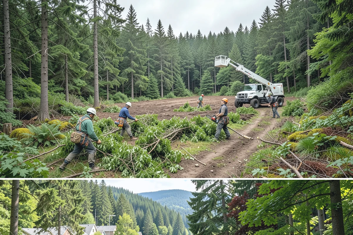Storm-damaged tree removal in Lake Forest Park, King County, WA - This service is performed after severe weather events such as high winds, snow, ice, or lightning occur throughout the year in...