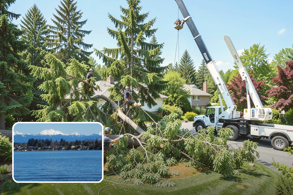 Storm-damaged tree removal in Lake Stevens, Snohomish County, WA - Removes safety hazards and reduces liability
