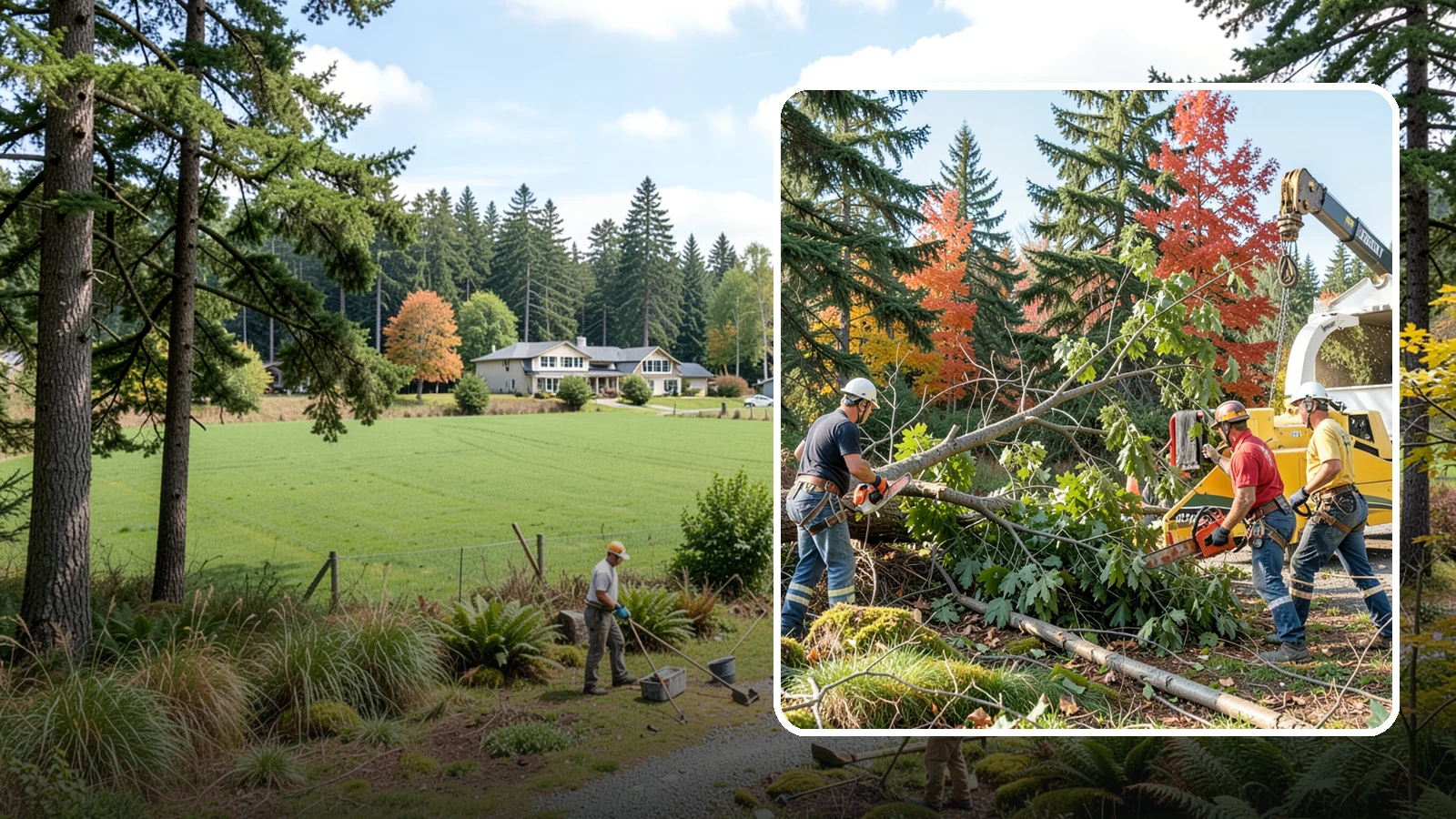 Storm-damaged tree removal in Lyman, Skagit County, WA - The removal of trees damaged by high winds, snow, ice, or lightning.