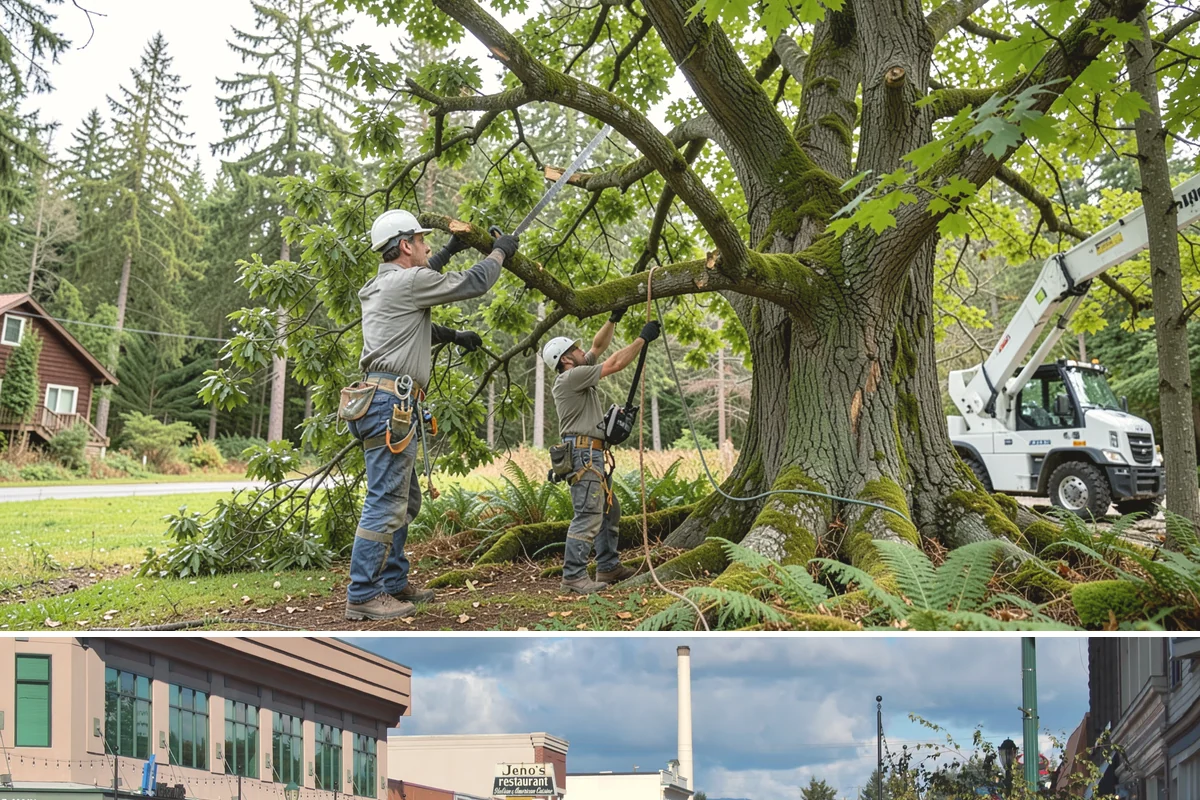 Storm-damaged tree removal in Monroe, Snohomish County, WA - This service is performed after severe weather events such as high winds, snow, ice, or lightning occur throughout the year in...