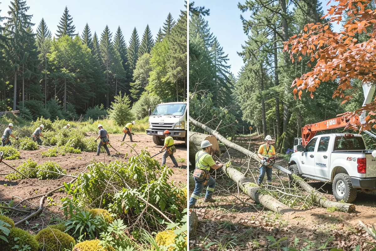 Storm-damaged tree removal in Mukilteo, Snohomish County, WA - On-site assessment and hazard evaluation