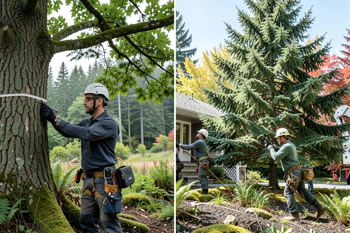 Storm-damaged tree removal in Pacific, King County, WA - On-site assessment and hazard evaluation