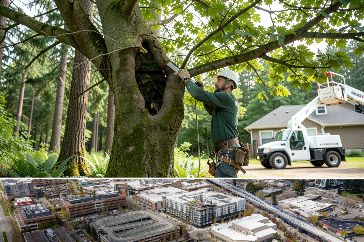 Storm-damaged tree removal in Redmond, King County, WA - This service is performed after severe weather events such as high winds, snow, ice, or lightning occur throughout the year in...